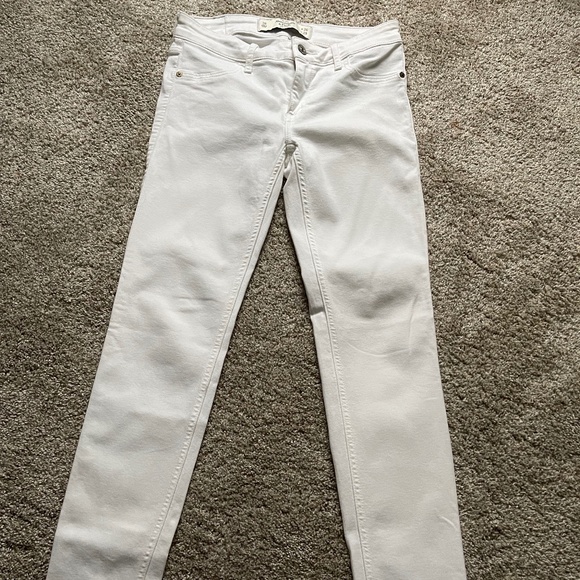 Abercrombie & Fitch Women's Jogging Size 26x29 White - Picture 1 of 8